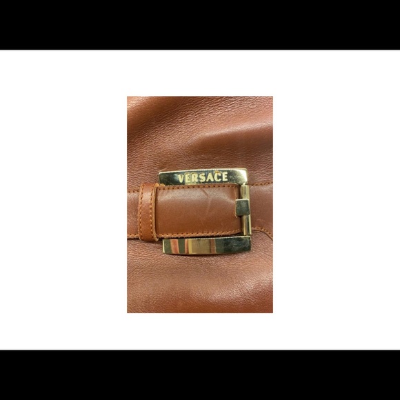 VINTAGE Leather Boots Gianni Versace NEGOTIABLE - Picture 3 of 5